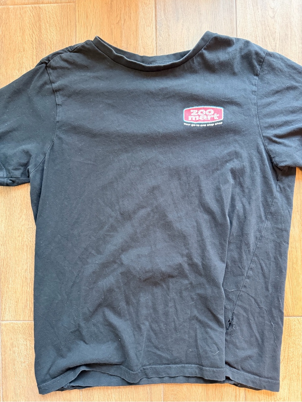 Y2K Black Crew Neck T‑Shirt